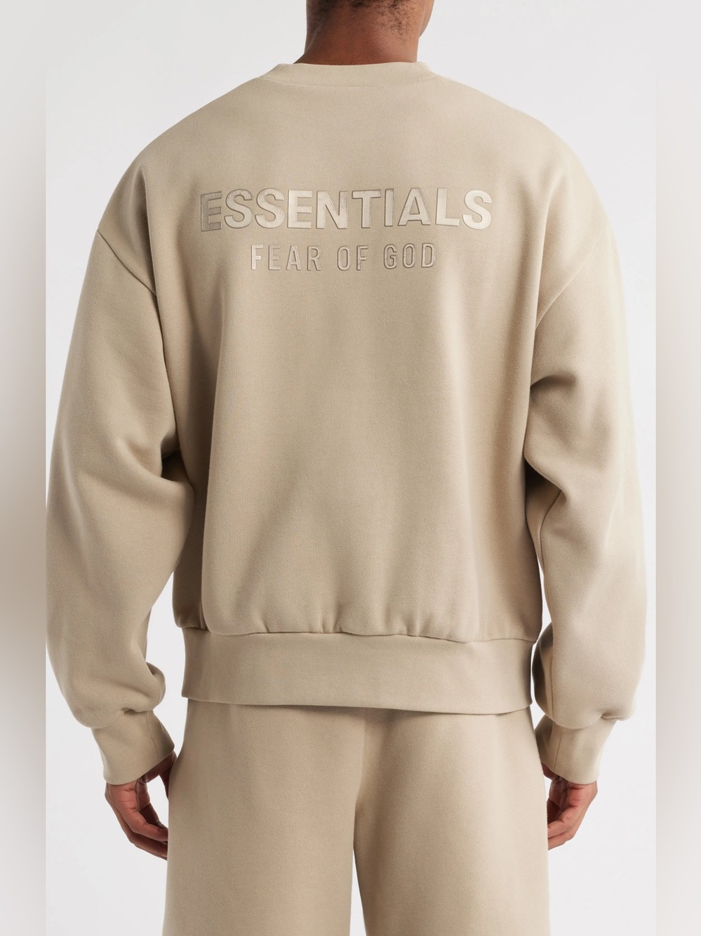 Fear of God Essentials Classic Fit Fleece Crewneck Sweatshirt Sz M
(Ago A-2)